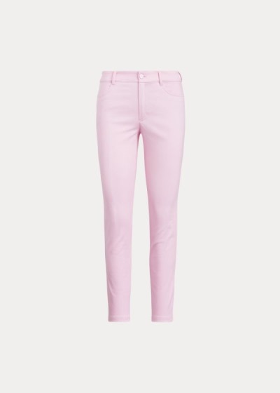 Pantalones Ralph Lauren Mujer Rosas - Stretch Twill Golf - DXYVU9127